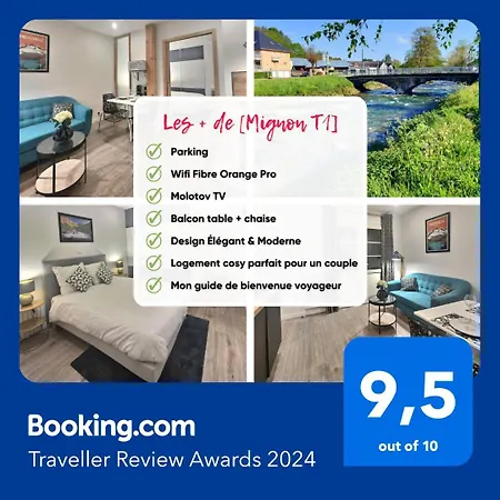 Mignon, T1 Bis Cosy & Calme, Neuf, Parking, Balcon Lejlighed *