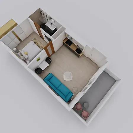 Mignon, T1 Bis Cosy & Calme, Neuf, Parking, Balcon * Gerde